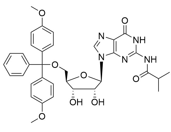 5'-O-(4,4'-二甲氧基三苯甲基)-N2-異丁?；?2'-鳥苷